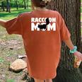 Raccoon Lover Women's Oversized T-Shirt | Animal Mom Back Print Yam