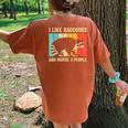 Raccoon For Men Women Raccoon Lover Introvert Women's Oversized Comfort T-Shirt Back Print Yam