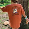 Raccoon Possum Tee - Women's Oversized Back Print Comfort Yam