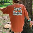 Raccoon Sunglasses T-Shirt for Women | Retro Animal Lover Style Yam