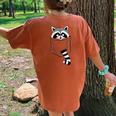 Raccoon Trash Panda Crew Neck Women's T-Shirt - Casual Comfort Style Yam