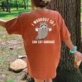 Raccoon 'Trash Panda' Women's Oversized Gym T-Shirt - Fun Workout Wear Yam