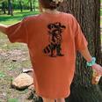 Raccoon Western Country T-Shirt - Unisex Back Print Comfort Yam