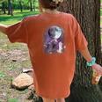 Rats Howling At The Moon Shirt Rat Women's Oversized Comfort T-Shirt Back Print Yam
