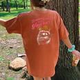 Strawberry Jams But My Don't Raccoon Women's Oversized Comfort T-Shirt Back Print Yam