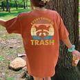 Vintage Raccoon Lovers Oversized Women's Tee - Back Print Yam
