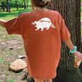 Vintage Women's Oversized T-Shirt with Retro Raccoon - Casual Charm Yam