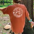Women's Oversized Tee | Gym Raccoon 'Workout for Trash' - Comfy Fit Yam