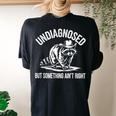 Cowboy Raccoon Women's Oversized T-Shirt - Humorous Back Print Style Black