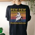 Pew Pew Madafakas Raccoon Oversized Vintage Women's T-Shirt Black