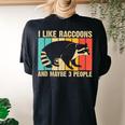Raccoon Lover Oversized T-Shirt for Introverts | Unisex Comfort Black