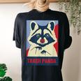 Raccoon Lover Oversized Women's T-Shirt | Cute Wildlife Design Black