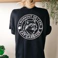 I Workout So I Can Eat Garbage Gym Raccoon Trash Panda Women's Oversized Comfort T-Shirt Back Print Black