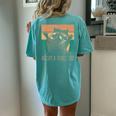 Adopt A Street Cat Oversized Women's T-Shirt – Animal Lovers Back Print Chalky Mint