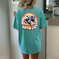 Adopt A Street Cat Opossum Raccoon Skunk Vintage Women's Oversized Comfort T-Shirt Back Print Chalky Mint