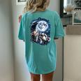 Opossum & Raccoon Moon Howling Tee - Women's Oversized Comfort Chalky Mint