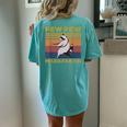 Pew Pew Madafakas Raccoon Oversized Vintage Women's T-Shirt Chalky Mint