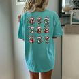 Raccoon Christmas T-Shirt | Cozy Women's Oversized | Holiday Pajama Chalky Mint