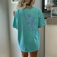 Raccoon Halloween Oversized T-Shirt for Women - Stay Trashy Chalky Mint