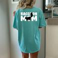 Raccoon Lover Women's Oversized T-Shirt | Animal Mom Back Print Chalky Mint