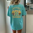 Raccoon Lovers Fun Animal T-Shirt | Small Oversized Fit | Women's Chalky Mint