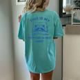 Raccoon Meme Sarcastic Women's Oversized T-Shirt - Cozy Loungewear Chalky Mint