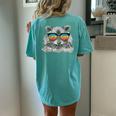 Raccoon Sunglasses T-Shirt for Women | Retro Animal Lover Style Chalky Mint