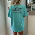 Raccoon & Trash Panda Grey T-Shirt | Women's Short Sleeve Classic Fit Chalky Mint