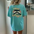 Retro Raccoon Women's Oversized T-Shirt – Live Fast Eat Trash Chalky Mint