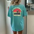 Trash Panda Raccoon Women's Oversized T-Shirt - Cozy & Fun Chalky Mint