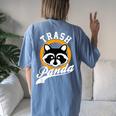 Raccoon Back Print Comfort Women's Oversized T-Shirt | All Seasons Blue Jean