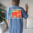 Raccoon Lover Oversized T-Shirt for Men & Women | Casual Comfort Blue Jean