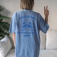Raccoon Meme Sarcastic Women's Oversized T-Shirt - Cozy Loungewear Blue Jean