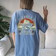 Raccoon Trash Panda Women's Oversized Tee – Comfy Back Print Blue Jean