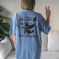 Trendy Raccoon 'Conduit for Nonsense' Women's Oversized T-Shirt - Grey Blue Jean