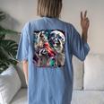 Women's Oversized T-Shirt | Fun Cursed Raccoon Moon Design | Casual Comfort Blue Jean