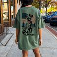 Raccoon Cowboy Vintage Western Oversized T-Shirt | Women's Small Moss