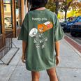 Raccoon Lover Women's Oversized T-Shirt | Happy Pills Back Print Moss