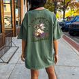 I Can Show You Some Trash Raccoon Possum Raccoon Tee Women's Oversized Comfort T-Shirt Back Print Moss