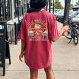It Is What It Is And It Is Not Great Raccoon Trash Panda Women's Oversized Comfort T-Shirt Back Print Crimson