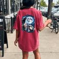 Opossum & Raccoon Moon Howling Tee - Women's Oversized Comfort Crimson