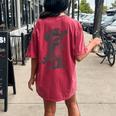 Raccoon Cowboy Graphic T-Shirt - Unisex Oversized Back Print Crimson