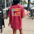 Raccoon For Men Women Raccoon Lover Introvert Women's Oversized Comfort T-Shirt Back Print Crimson