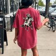 Vintage Racoon Cowboy Oversized T-Shirt - 90s Western Style Crimson