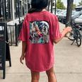 Women's Oversized T-Shirt | Fun Cursed Raccoon Moon Design | Casual Comfort Crimson