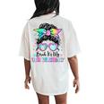 Bruh It's My 9Th Birthday 9 Year Old Birthday For Girl Women's Oversized Comfort T-Shirt Back Print Ivory