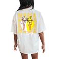 Mom Of Both Baseball Softball Coquette Baseball Women's Oversized Comfort T-Shirt Back Print Ivory