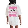 Mom And Dad Of The Birthday Girl Cat Family Party Decor Women's Oversized Comfort T-Shirt Back Print Ivory
