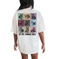 Retro In My Corgi Era Corgi Mom Dog Lover Women's Oversized Comfort T-Shirt Back Print Ivory