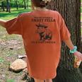 You're Either A Smart Fella Or A Fart Smella Sarcastic Women's Oversized Comfort T-Shirt Back Print Yam